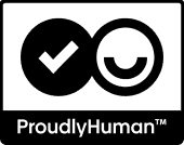 Proudly Human certification trust mark
